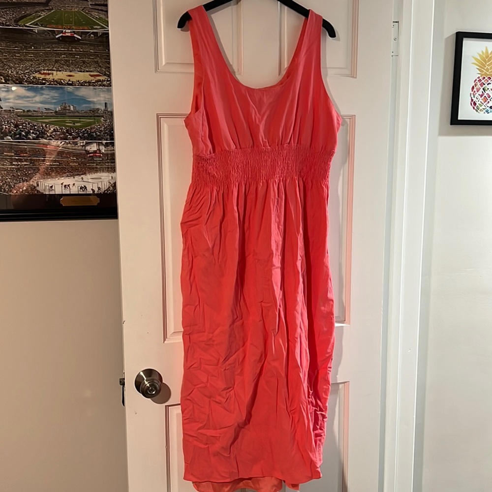 EUC Coral Pomander Place Dress